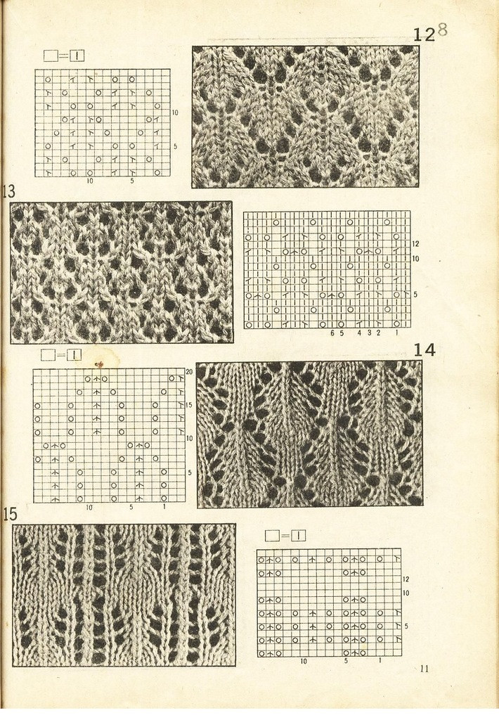 转载上海棒针编结花样500种续编上海新棒针花样530编织博客
