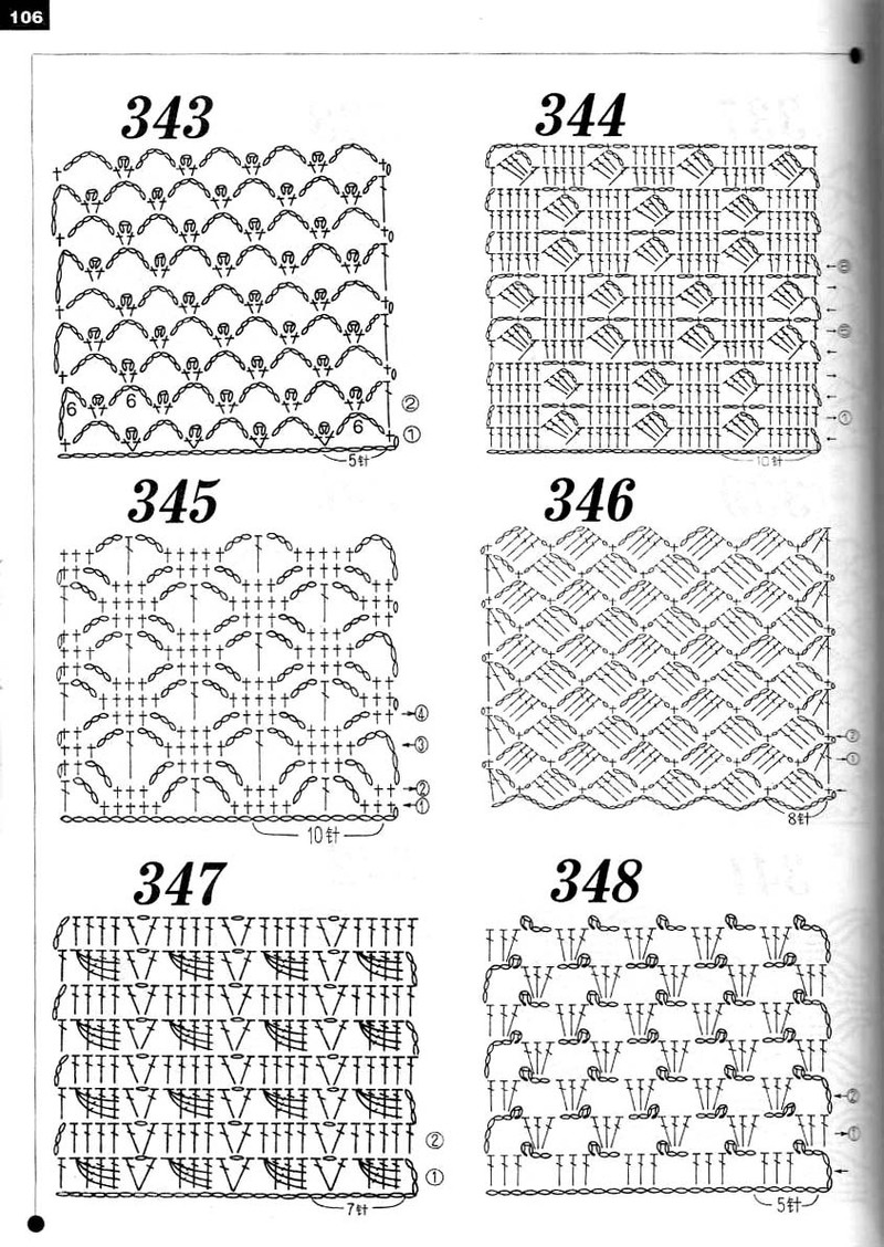 钩针花样600图解 经典,钩针花样600图解精品 【转载】精品钩针新花样600种---5*花样图解*_编织博客