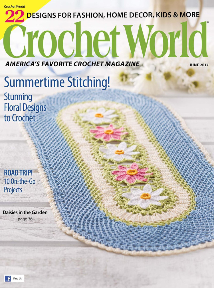Crochet World June 2017 - 轻描淡写 - 轻描淡写