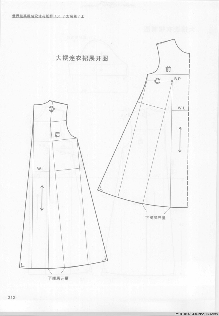 【转载】引用 连衣裙的设计与纸样|编织博客