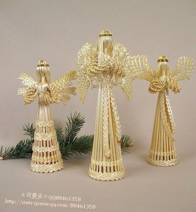 漂亮的麦秆作品_编织博客