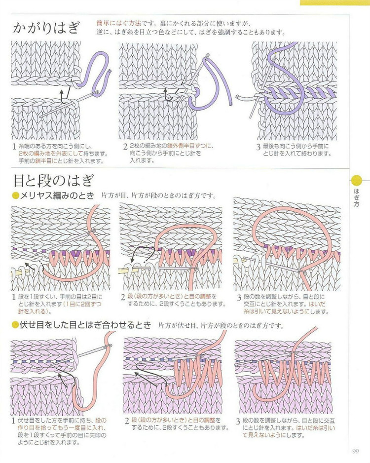 日文 棒针编织基础大全  (2) - 紫苏 - 紫苏的博客