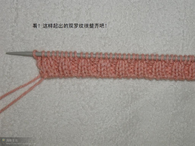 毛衣双边的织法图片