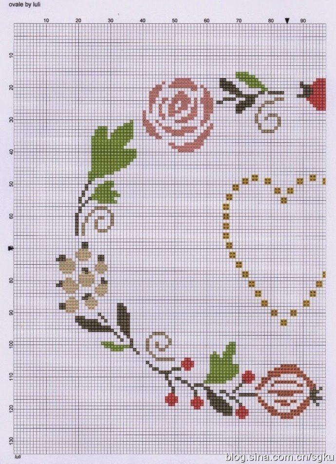 [转载]百张文艺小清新刺绣十字绣图纸|编织博客