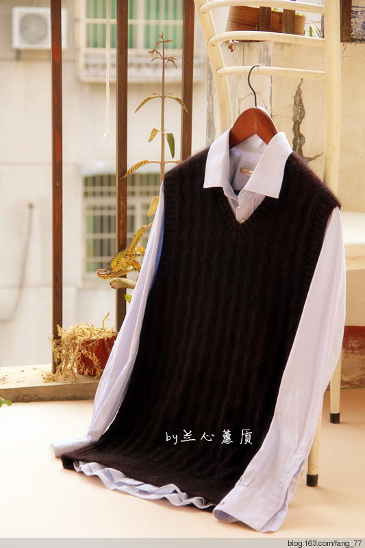 爱恋之衣~~温暖男式羊绒背心（兰心蕙质2015） - 兰心蕙质 - 兰心蕙质蓝云海