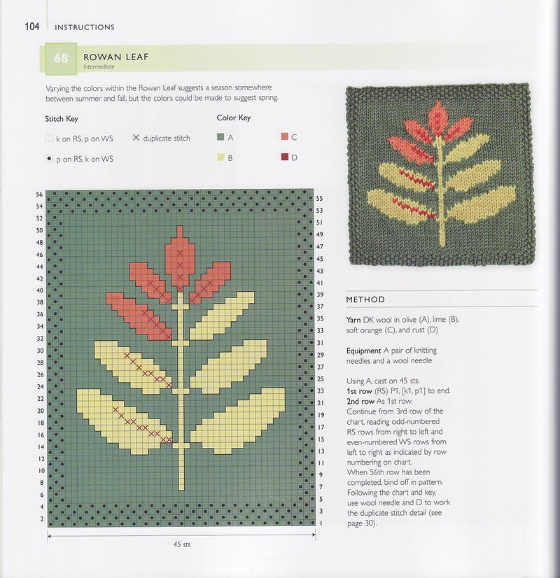 75 FLORAL BLOCKS TO KNIT   75个花块编织 - 编织幸福 - 编织幸福的博客