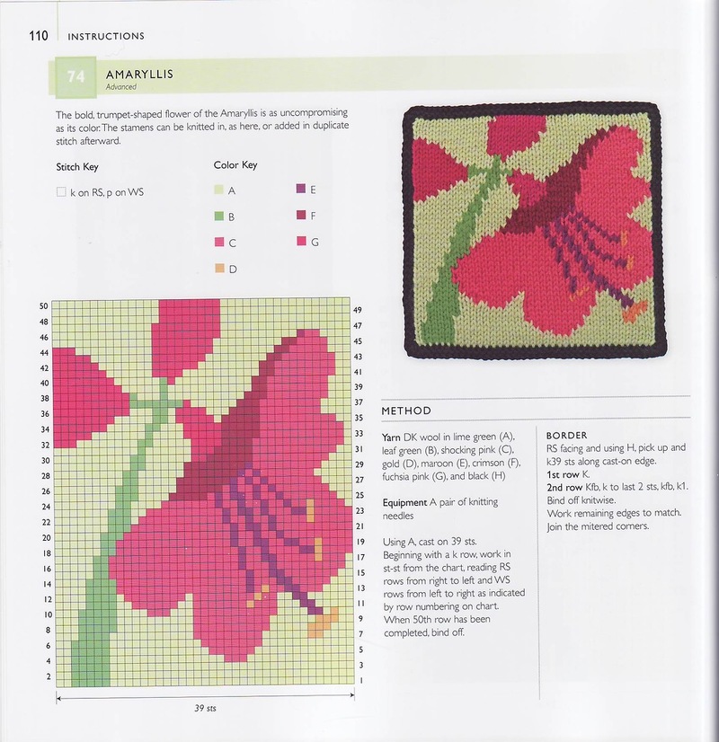 75 FLORAL BLOCKS TO KNIT   75个花块编织 - 编织幸福 - 编织幸福的博客