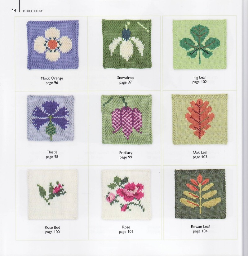 75 FLORAL BLOCKS TO KNIT   75个花块编织 - 编织幸福 - 编织幸福的博客