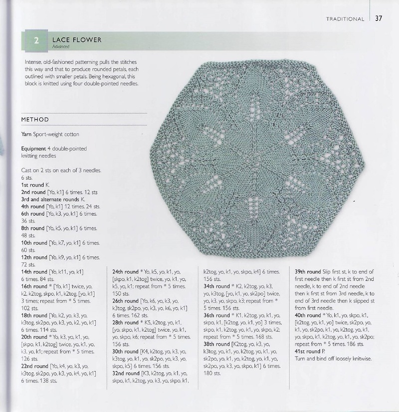 75 FLORAL BLOCKS TO KNIT   75个花块编织 - 编织幸福 - 编织幸福的博客