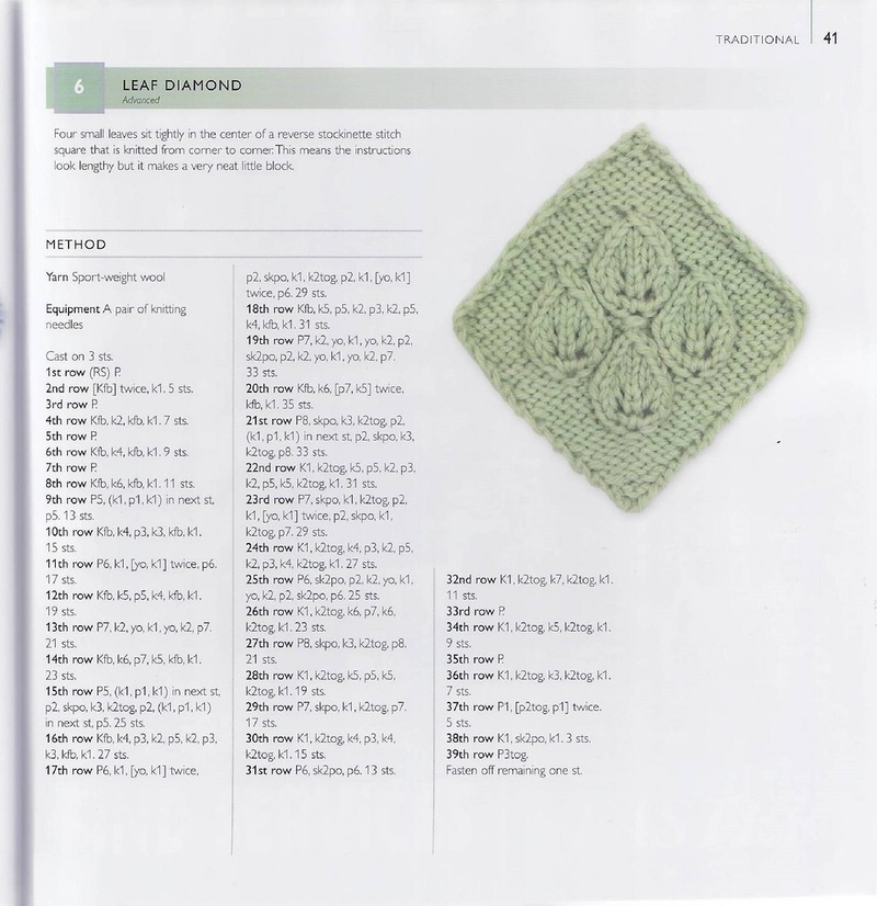 75 FLORAL BLOCKS TO KNIT   75个花块编织 - 编织幸福 - 编织幸福的博客