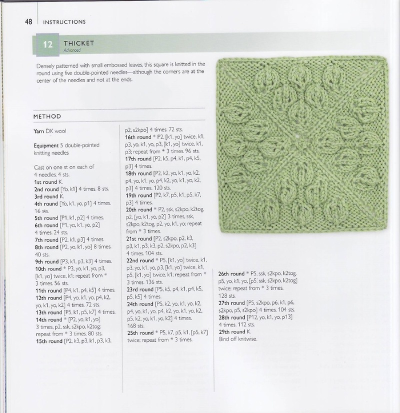 75 FLORAL BLOCKS TO KNIT   75个花块编织 - 编织幸福 - 编织幸福的博客