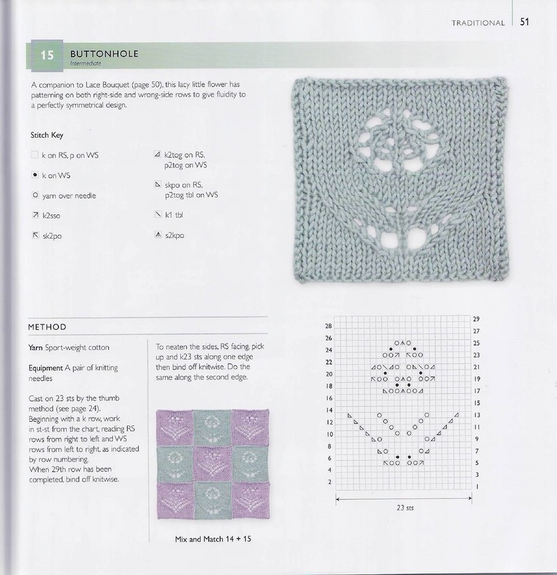 75 FLORAL BLOCKS TO KNIT   75个花块编织 - 编织幸福 - 编织幸福的博客