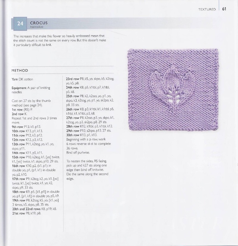 75 FLORAL BLOCKS TO KNIT   75个花块编织 - 编织幸福 - 编织幸福的博客