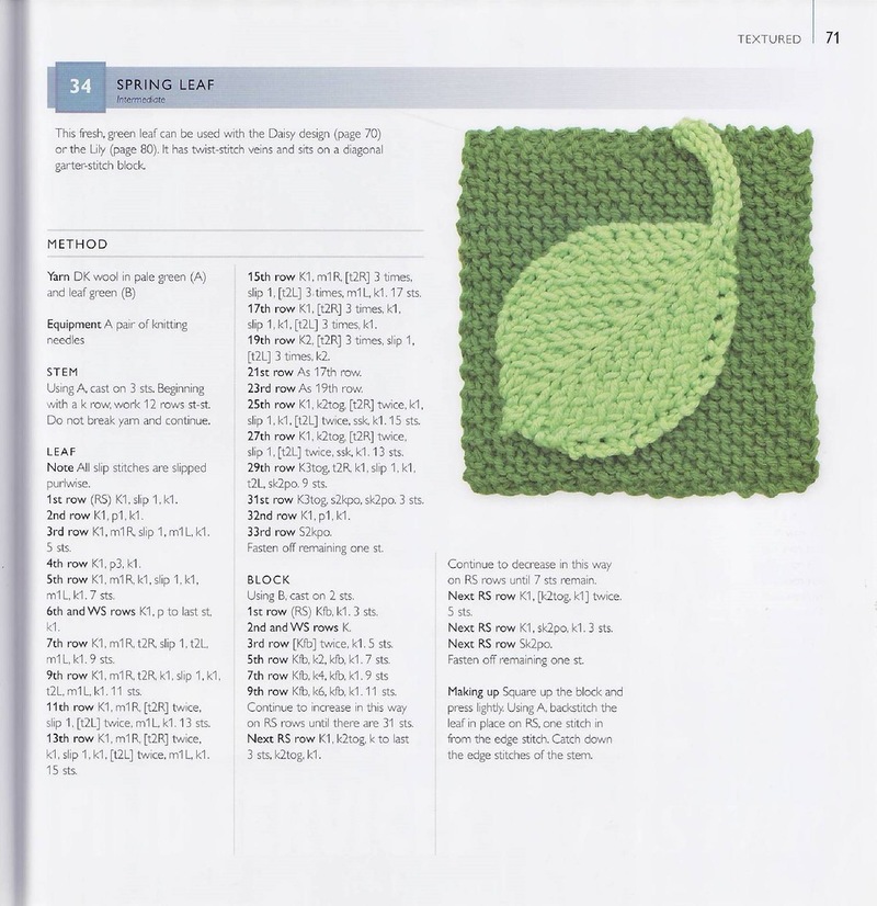 75 FLORAL BLOCKS TO KNIT   75个花块编织 - 编织幸福 - 编织幸福的博客