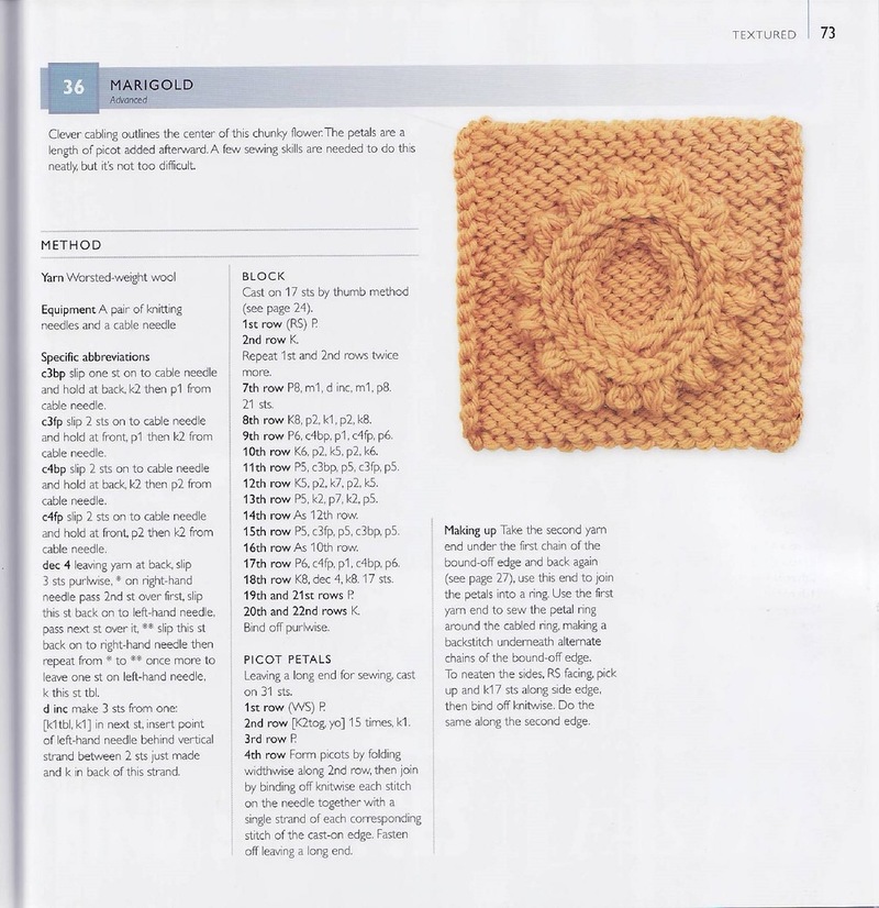 75 FLORAL BLOCKS TO KNIT   75个花块编织 - 编织幸福 - 编织幸福的博客