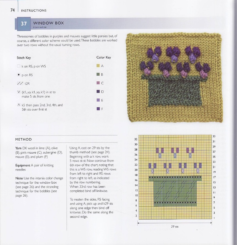 75 FLORAL BLOCKS TO KNIT   75个花块编织 - 编织幸福 - 编织幸福的博客
