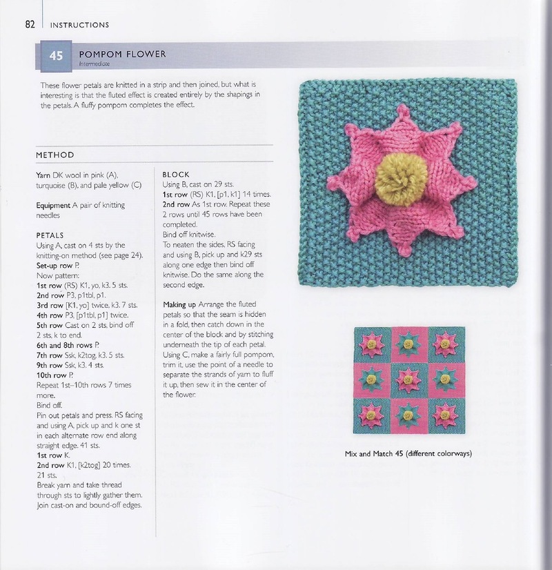 75 FLORAL BLOCKS TO KNIT   75个花块编织 - 编织幸福 - 编织幸福的博客
