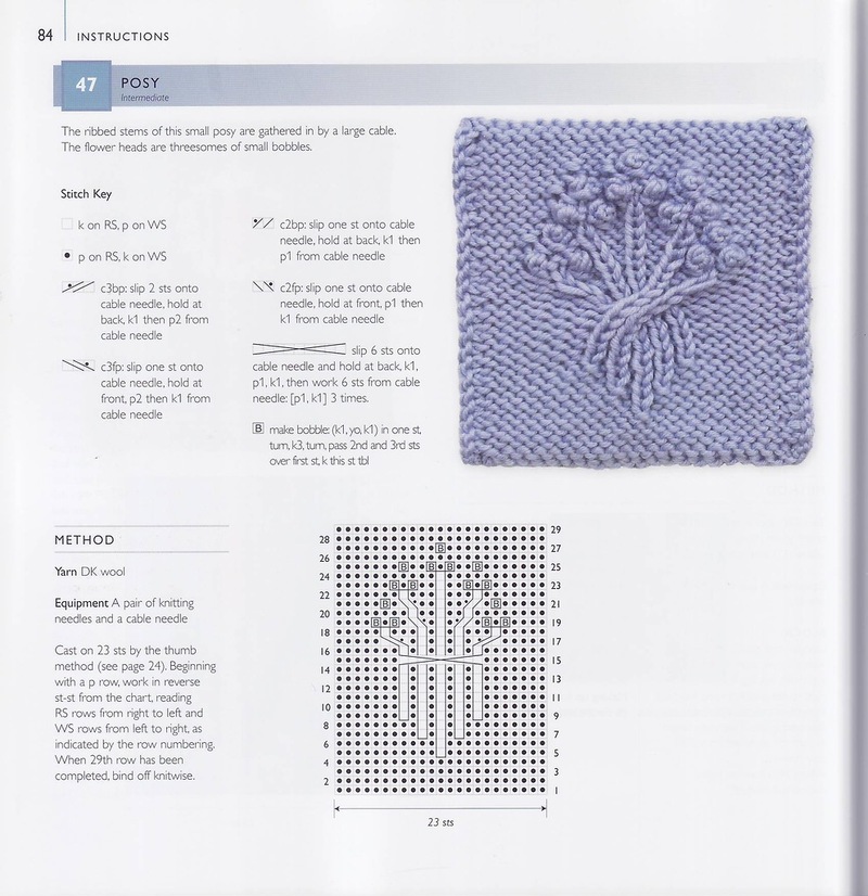 75 FLORAL BLOCKS TO KNIT   75个花块编织 - 编织幸福 - 编织幸福的博客