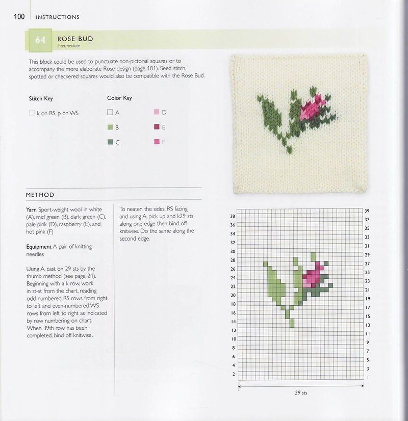 75 FLORAL BLOCKS TO KNIT   75个花块编织 - 编织幸福 - 编织幸福的博客