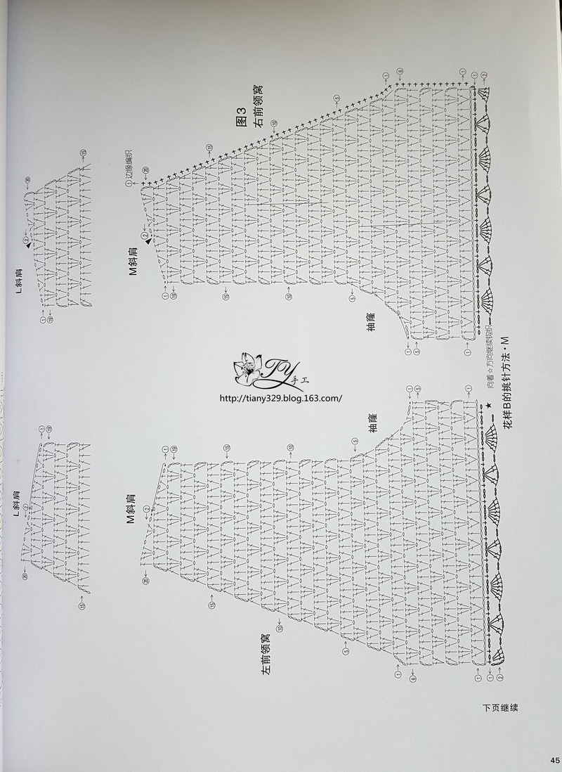 1616——清岚——3天完工的七分袖开衫 - ty - ty 的 编织博客