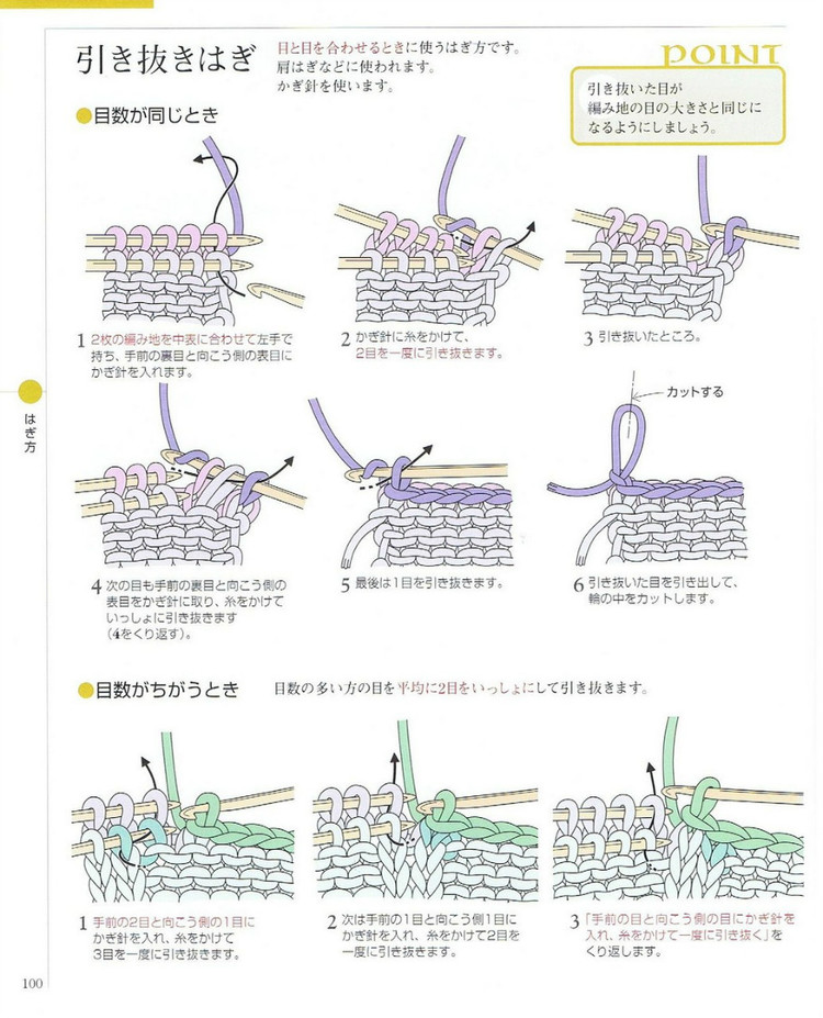 日文 棒针编织基础大全  (2) - 紫苏 - 紫苏的博客