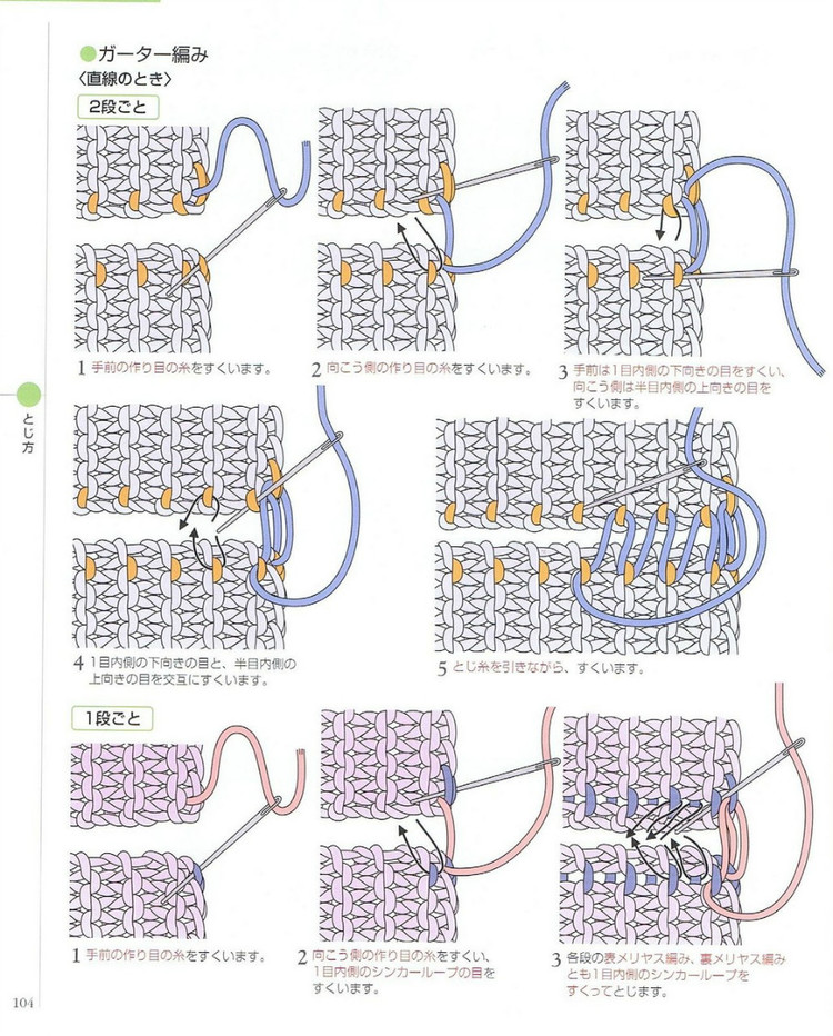 日文 棒针编织基础大全  (2) - 紫苏 - 紫苏的博客