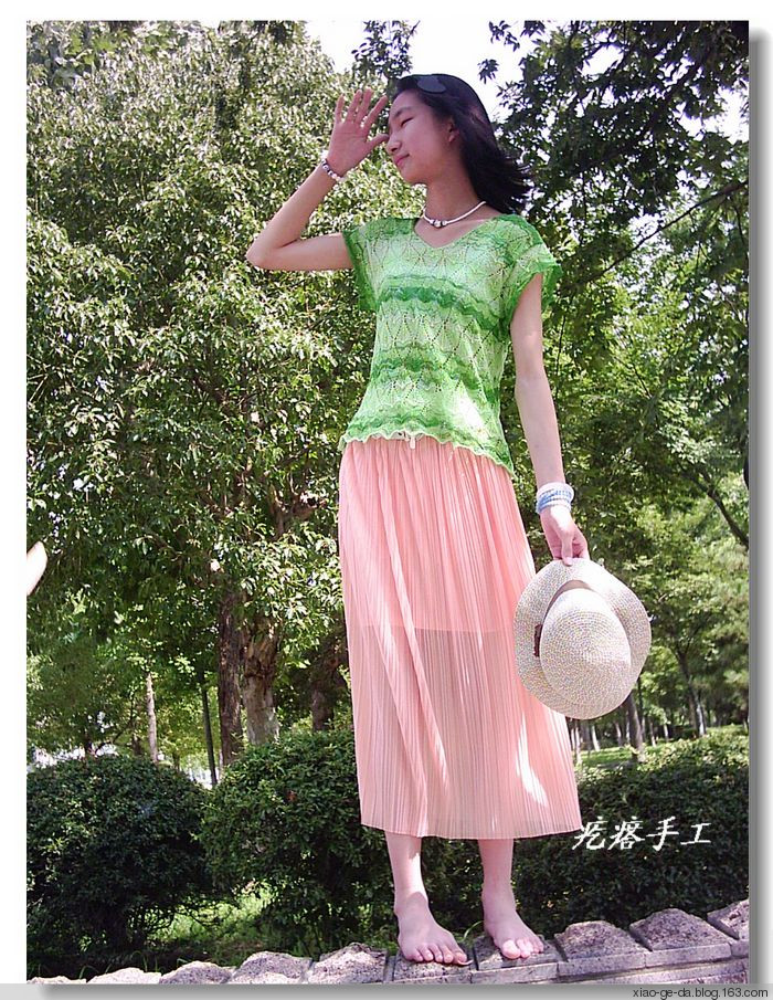 疙瘩手工--绿丝绦_编织博客